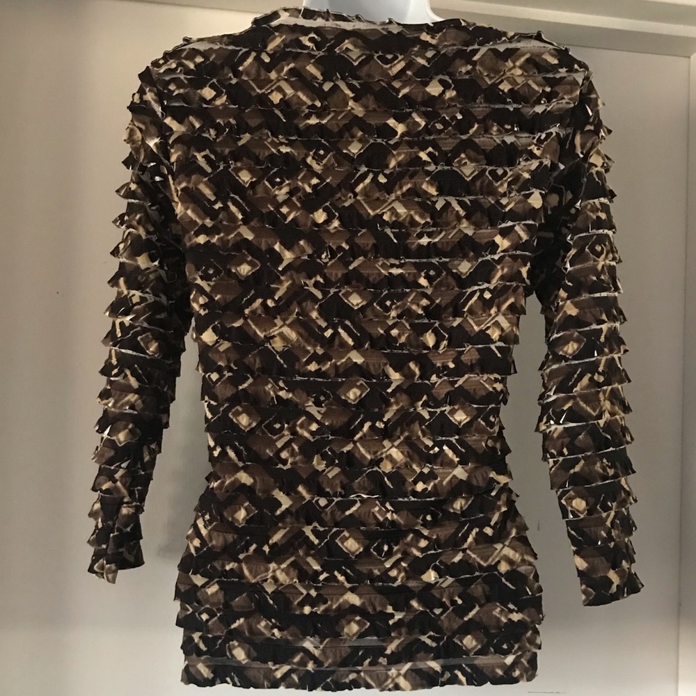 Coldwater Creek Ruffled Layered Top - Picture 7 of 14